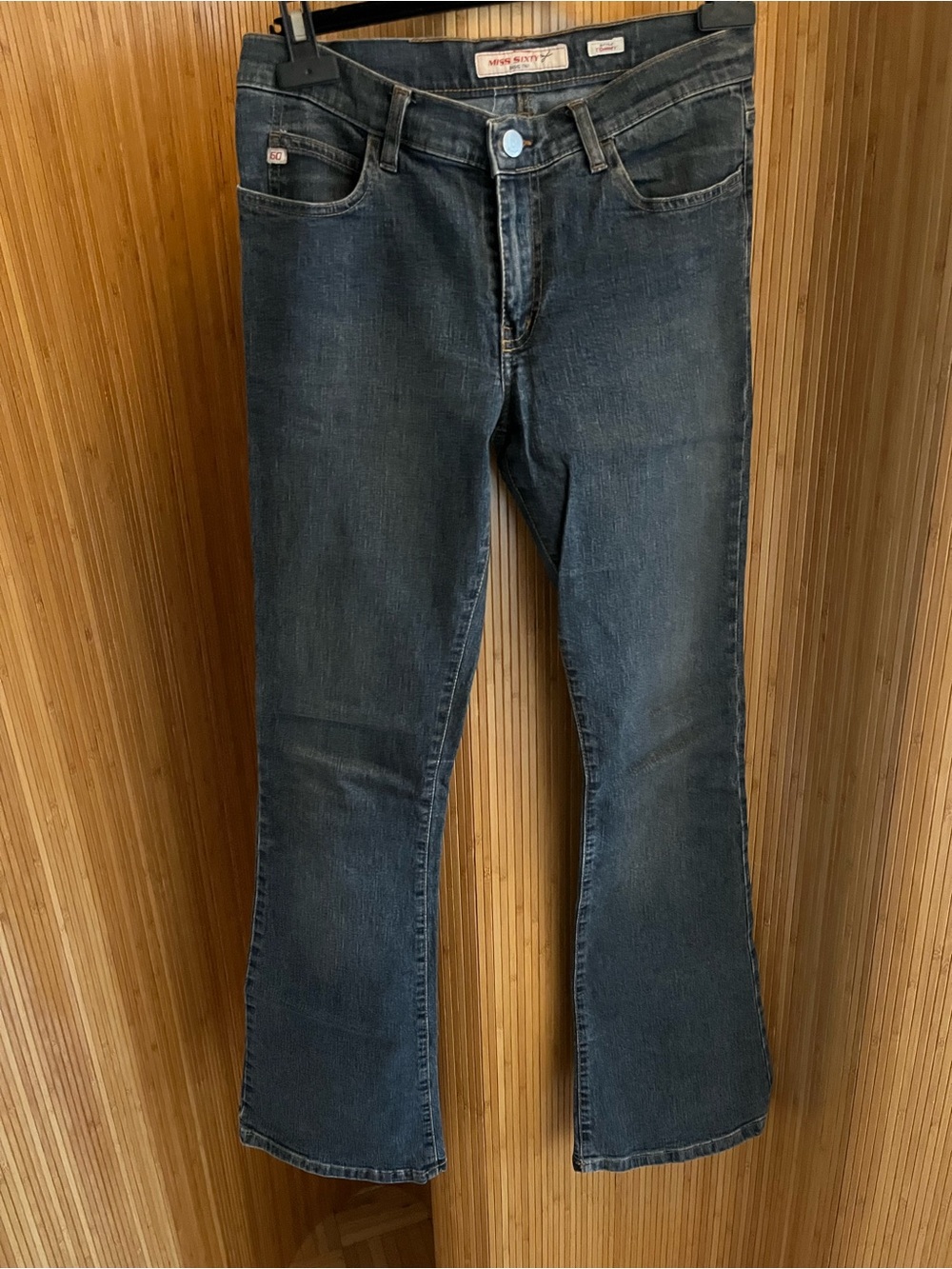 Miss Sixty Mini Bootcut low rise Dark Blue Jeans -  size 28 stretch
